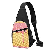 Purple And Black Butterfly Crossbody Chest Bag, Casual Backpack, Small Satchel, Multi-Functional Travel Hiking Backpacks