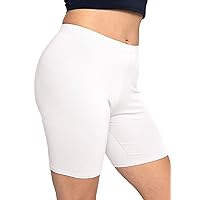 Biker Shorts for Women | Women's Athletic Workout Shorts | Cotton | Small - 5X