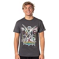 Voltron Men's Distressed Vintage Graphic Design T-Shirt