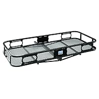 Reese Pro Series 63155 Rambler Hitch Cargo Carrier for 1-1/4” Receivers, Black