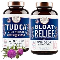 Advanced Tudca and Bloat Relief Probiotic - High-Potency Digestive and Detox Bundle