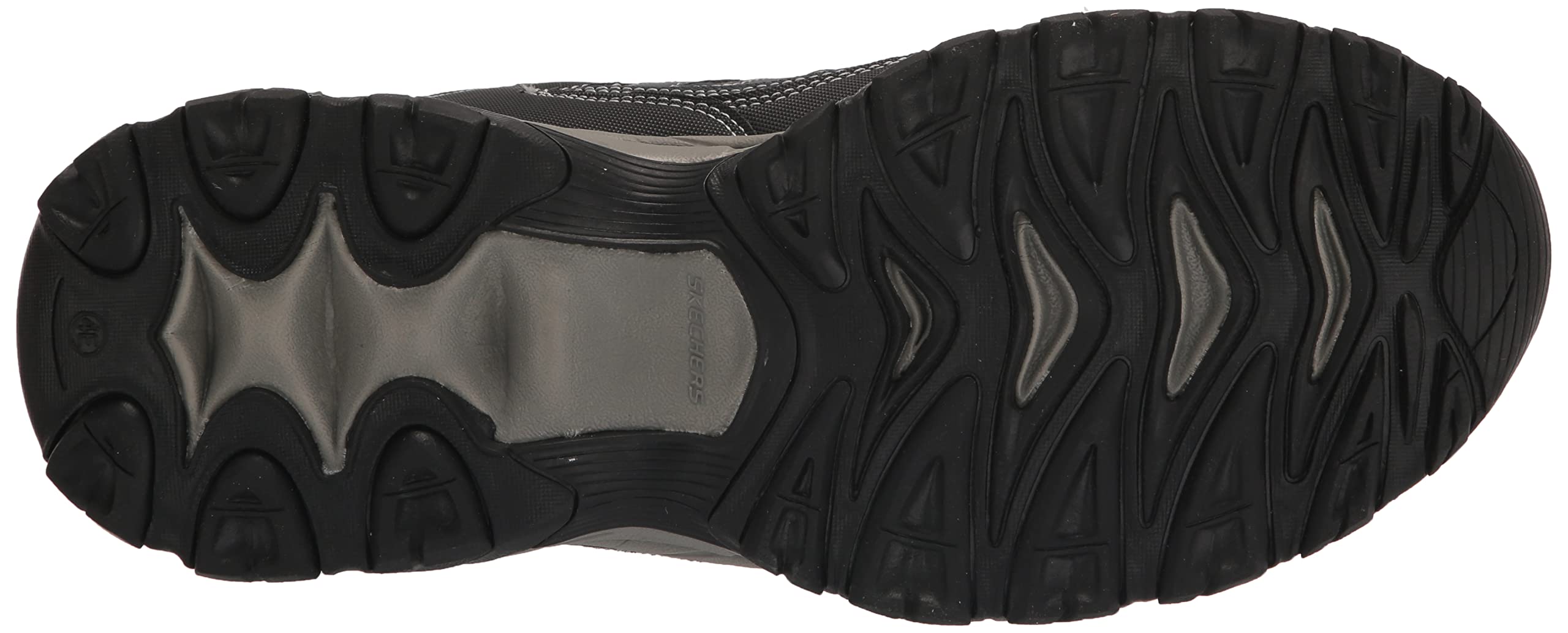 Skechers Men's Cankton Steel Toe Construction Shoe, Navy/Grey, 11