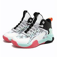 Athletic Shoes Kid's Basketball Shoes Boys Sneakers Girls Trainers Comfort High Top Basketball Shoes for Toddler