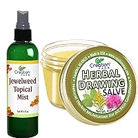 Jewelweed Topical 8 oz Herbal Drawing Salve 4 oz Do Your Skin Issues a Big Favor