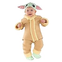 STAR WARS Baby Grogu Costume - Mandalorian Infant Yoda Halloween Costume - Officially Licensed 6/12 Months