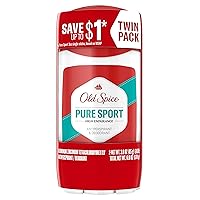 Old Spice High Endurance Anti-Perspirant Deodorant for Men, Pure Sport Scent, 3.0 oz Twin Pack