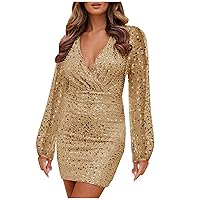 Women's Plus Size Dresses Sparkly Cocktail Gowns Asymmetric Hem Embellished Neck Chiffon Overlay Dress Solid Casual Dress