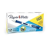 Paper Mate Clearpoint Mechanical Pencils, 0.7mm, HB 2, Blue Barrels, 12 Count
