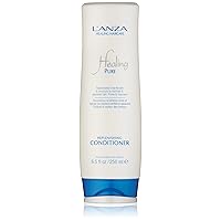 L’ANZA Healing Pure Replenishing Conditioner for Dry, Weak, and Damaged Hair, Adds Optimal Hydration and Replenishes vital Keratin Protein, Protects Hair Color with Paraben-free Formula (8.5 Fl Oz)