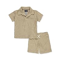 Boys' 2-Piece Terry Towel Shorts Set Outfit