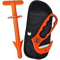 Hunters Specialties Gut & Butt Combo, Multicolor Field Dressing Tools, Orange and Black