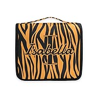 Tiger Custom Hanging Toiletry Bag Personalized Makeup Cosmetic Bag Large Capacity Travel Toiletry Organizer Cosmetic Case for Toiletries Shaving Brush Storage