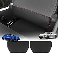 KUNGKIC for Toyota GR86 Subaru BRZ 2021 2022 2023 2024 Back Seat Cover Waterproof Kick Mats Backseat Protector Vehicles to Protect from Dirt Mud Scratches Car Interior Accessories 2 Pcs