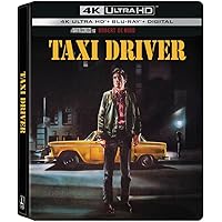 Taxi Driver 4K Ultra HD SteelBook (4K Ultra HD + Blu-ray + Digital) [4K UHD] Taxi Driver 4K Ultra HD SteelBook (4K Ultra HD + Blu-ray + Digital) [4K UHD] 4K Multi-Format Blu-ray DVD VHS Tape