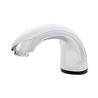 Rubbermaid Milano 1782742 1-Hole Mount Polished Chrome Automated Bathroom Faucet with Surround Sensor Technology and Mixing Valve, Hot/Cold Supply Hoses