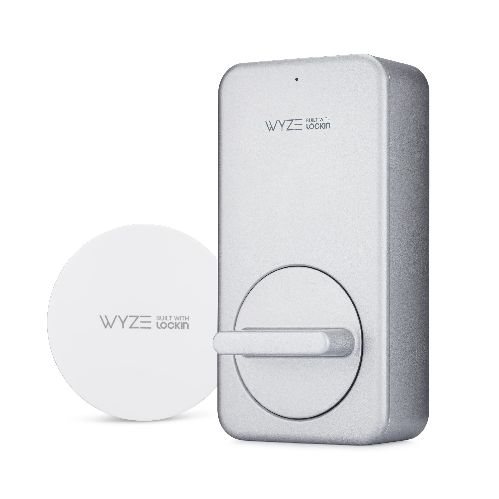 Wyze Lock WiFi & Bluetooth Enabled Smart Door Lock, Wireless & Keyless Entry, works with Amazon Alexa & Google Assistant, Fits on Most Deadbolts, Includes Wyze Gateway - A Certified for Humans Device