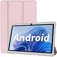 Kids Tablet, 7 inch Android Tablet for Kids, 6GB RAM, Toddler Tablet with Bluetooth,FM,GPS, WiFi, Parental Control, Dual Camera, GMS, Tablet Case, Kids App Pre-Installed (Pink) (Pink)