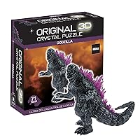 Bepuzzled, Godzilla Roars, Deluxe 3D Crystal Puzzle, Ages 12 and Up