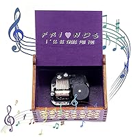 Wooden Music Box with TV Show Theme,Funny TV Show Gifts,TV Show Merchandise Mini Music Box for Women Birthday Gift for Friend Girlfriend Wife Mom Daughter Son