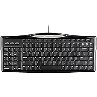 Evoluent R3K Reduced Reach Right-Hand Keyboard with Wired USB Connection and Soft Touch Keys, Black