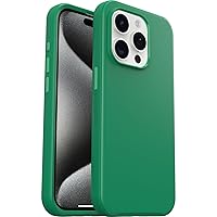 OtterBox iPhone 15 Pro (Only) Symmetry Series Case - GREEN JUICE (Green), snaps to MagSafe, ultra-sleek, raised edges protect camera & screen