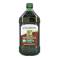 Colavita Organic Extra Virgin Olive Oil 2Lt (68Fl Oz) Plastic Jug
