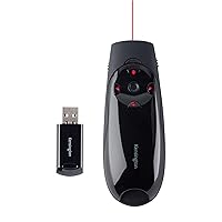 Expert Wireless Presenter with Red Laser Pointer and Cursor Control (K72425AM)