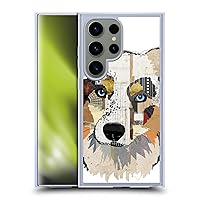 Head Case Designs Officially Licensed Michel Keck Australian Shepherd Dogs 3 Soft Gel Case Compatible with Samsung Galaxy S24 Ultra 5G and Compatible with MagSafe Accessories