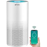 Afloia Air Purifiers for Home Large Room Up to 1076 Ft², Smart WiFi& Bluetooth 3-Stage Filter Air Purifiers for Bedroom 22 dB, Air Purify Filter Cleaners for Pets Odor Smoke Dust Mold Pollen