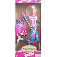 Super Gymnast Barbie Doll w Tumbling Ring (1995)