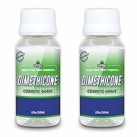 Pure Dimethicone No Adulterants |used For Hair, Lips, Body And Skin Conditioning Products| Dimethicone Moisturizer| Cosmetic Grade - (240 ml) (8.11 Fl Oz) | Pack Of 2