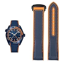 Watch Bracelet For Omega 300 SEAMASTER 600 PLANET OCEAN Silicone Nylon Strap Watch Accessories Watch Band Chain 20mm 22mm belt
