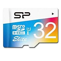 Silicon Power 32GB Up to 85MB/S Microsdhc UHS-1 Class10, Elite Flash Memory Card with Adaptor (SP032GBSTHBU1V20AE)