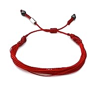Red String Bracelet Custom Sized for Men Women Kids - Handmade Red Thread Bracelet for Protection by RUMI SUMAQ