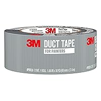 3M Basic Duct Tape, Silver Duct Tape for Temporary Repairs, 3M Duct Tape for Indoor Use, 1.88 Inches x 30 Yards, 1 Roll