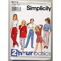 Simplicity 9315 Size 7-8-10 Multicolor