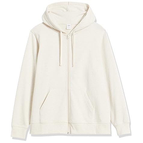 Women's French Terry Fleece Full-Zip Hoodie (Available in Plus Size)