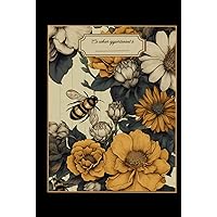 Notebook Abeille Royale thème 1: 6x9 inch ° mixed pages ° hard cover (Italian Edition)