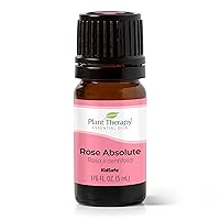 Rose Absolute Essential Oil 100% Pure, Undiluted, Natural Aromatherapy, Therapeutic Grade 5 mL (1/6 oz)