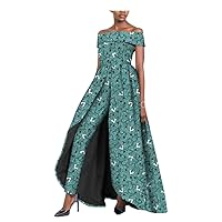 African Dresses for Women 2 Piece Suit Print Maxi Dress+ Ankara Pants Set Dashiki Outfit Outwear
