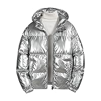 Men's Winter Hooded Warm Puffer Coat Causal Water-Resistant Lightweight Jacket for Men 2024 Outdoor Sport Hiking Coats