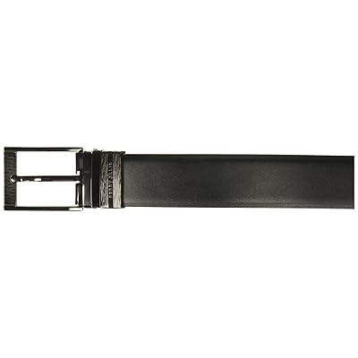 Perry Ellis Portfolio Men's Reversible Feather Edge Belt - Black - Size 36