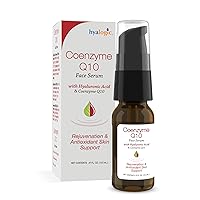 Episilk Coenzyme Q10 Serum w/Hyaluronic Acid for Collagen Support | Visible Firming Facial Serum For Dry Skin | Skin Rejuvenation - Antioxidant Serum (0.47 fl oz / 13.5 ml)