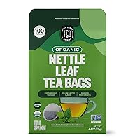 Organic Nettle Leaf Tea, Eco-Conscious Tea Bags, 100 Count (Pack of 1)