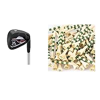 Golf Iron Clubs &Golf Bamboo Tees,Bundle of 2