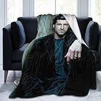 Soft Plush Throw Blanket Derek Shepherd McDreamy Fleece Blankets for Sofa Bed Travel 60