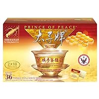 Prince of Peace American Ginseng Root Tea with Honey, 2 Boxes, 18 Tea Bags Per Box – Premium Wisconsin-Grown Ginseng – American Ginseng Tea Bags – Honey Ginseng Tea