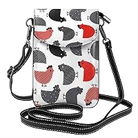 Hot Air Balloons Small Cell Phone Purse,Cellphone Crossbody Purse With Protection,Women Wallet