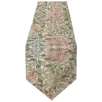 ALAZA Double-Sided William Morris Prints Table Runner 18x72 Inches Long,Table Cloth Runner for Wedding Birthday Party Kitchen Dining Home Everyday Decor39