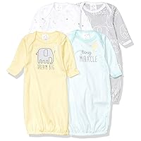 Baby Boy and Girls 4-Pack Sleeper Gown